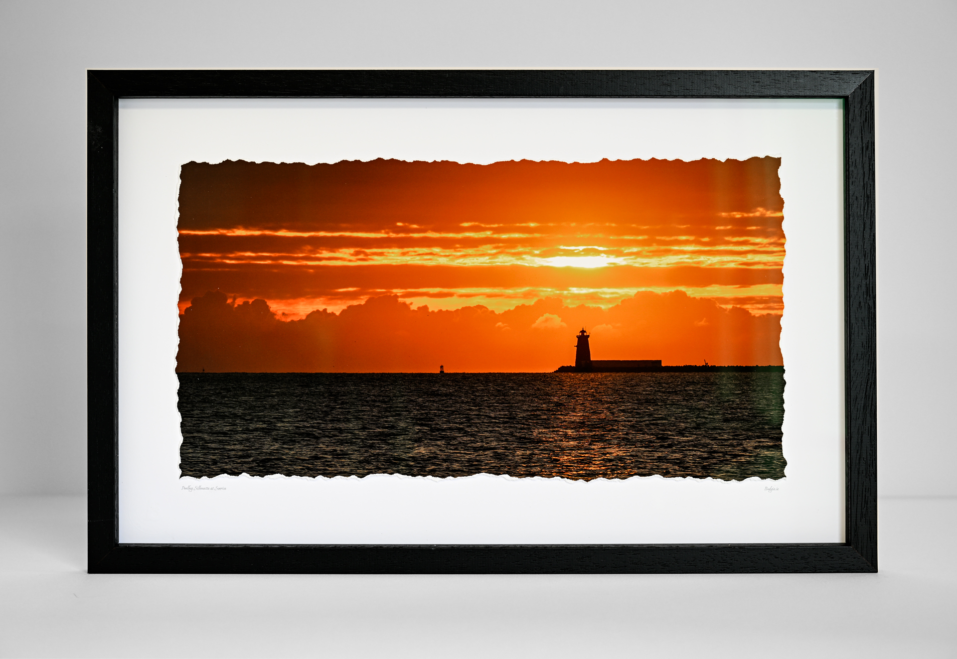 Poolbeg Silhouette at Sunrise